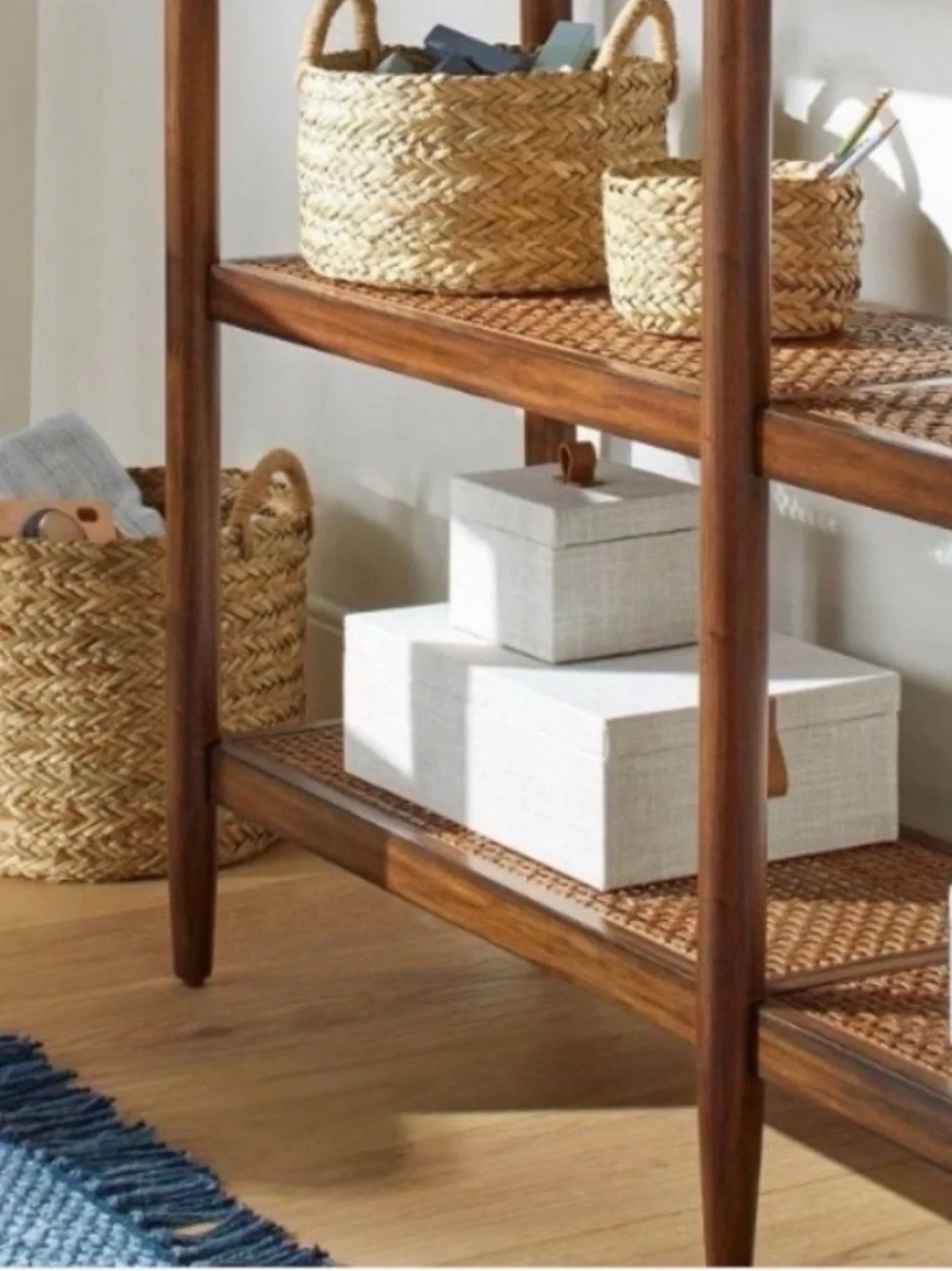 Hearth & Hand with Magnolia Braided Storage Basket, Large, LIKE NEW
